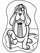Coloring Bloodhound Pages Berenstain Dogs Bear Designlooter Popular sketch template