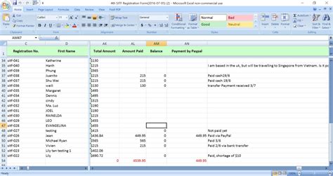 add  total amount values    captured   excel spreadsheet
