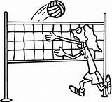 Volleyball Clipart sketch template