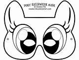 Pony Mask Little Halloween Printable Tiki Voodoo Template Printables Masks Deviantart Coloring Drawing Pages Print Unicorn Papercraft Patterns Stock Choose sketch template