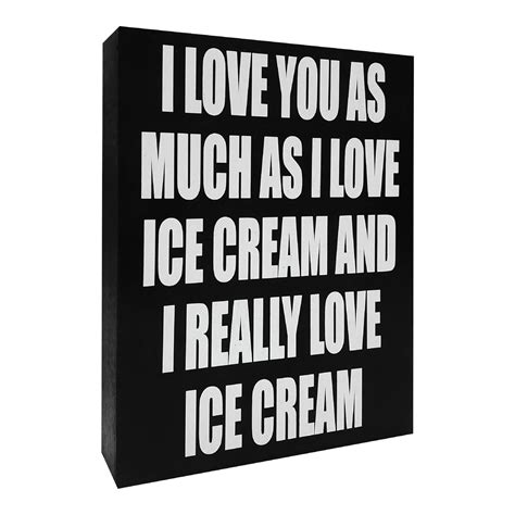 I Love You As Much As I Love Ice Cream And I Really Love Ice Cream