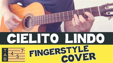 cielito lindo fingerstyle acoustic guitar cover and tabs youtube