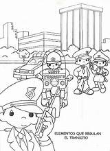 Vial Coloring Pages Officer Traffic Para Picasa Colorear Web Calle La Educacion sketch template