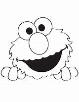Elmo Face Coloring Printable Pages Birthday Template Clipart Sesame Street Boo Peek Monster Silhouette Cliparts Clip Para Colorear Vector Hmcoloringpages sketch template