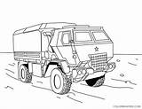 Coloring Pages Truck Military Army Vehicles Vehicle Color Coloring4free Kids Trucks Dump Fire Printable Drawing Gmc Off Line Road Monster sketch template