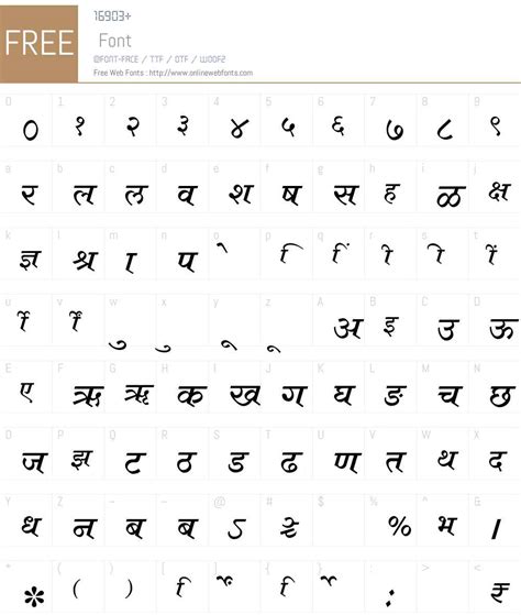 marathi font shree dev  keyboard full