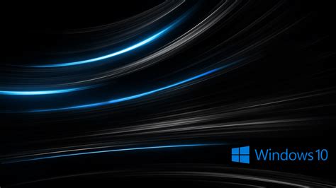 Windows 10 Wallpaper Hd 3d For Desktop With Abstract Black