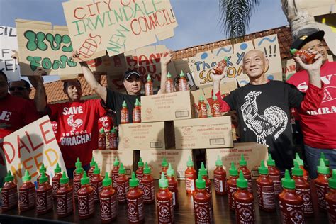 Sriracha Sauce Becomes A Hot Political Issue With Bipartisan Backing