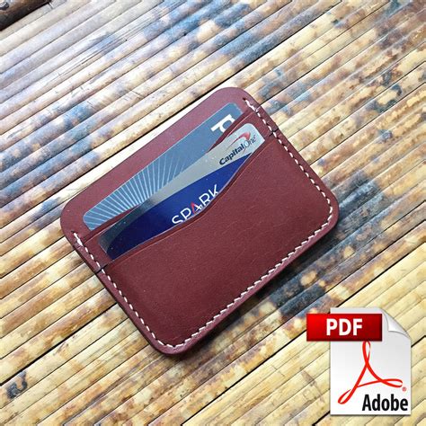 pocket card wallet  template set makesupply