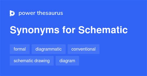 schematic synonyms  words  phrases  schematic