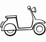 Vespa Coloring Pages Coloringcrew Drawing Scooter Electric Color Da Disegno Vehicles Easy Colorear Kids Scooters Drawings Coloriage Di Line Colouring sketch template