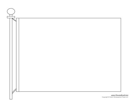 blank flag template tims printables