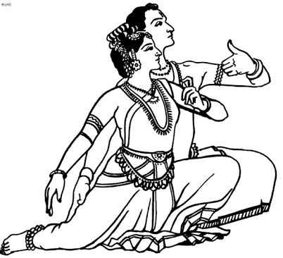 indian dance poses pictures google search dance coloring pages