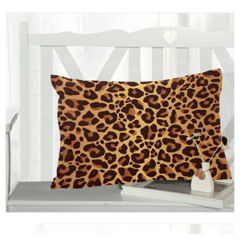 ykcg leopard print home decor animal skin soft pillowcase    inches animal theme print