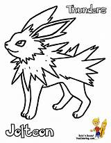 Coloring Pages Jolteon Pokemon Goldeen Comments sketch template