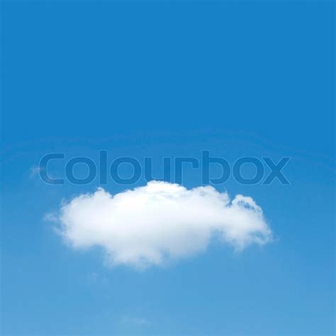 single cloud stock image colourbox