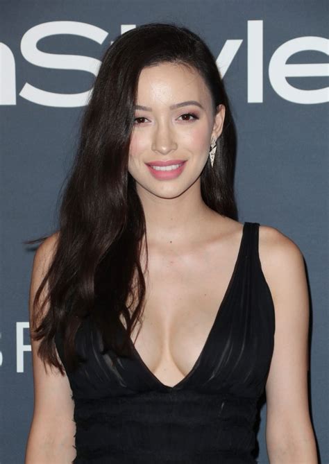 Busty Christian Serratos Proudly Showing Her Tits At An