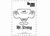 Strong Mr Colouring Activities Print Men Colour Ichild Show Activity sketch template