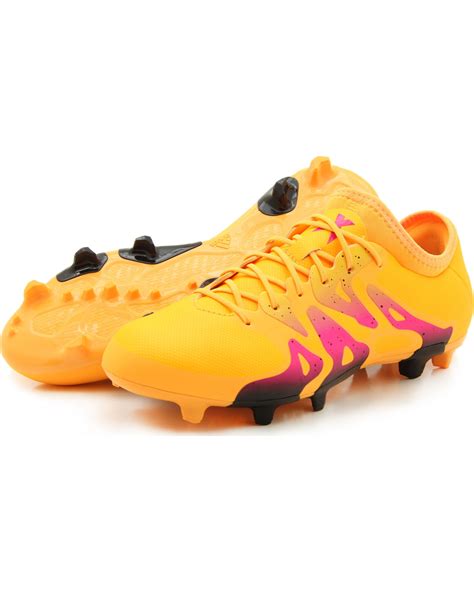 football boots shoes adidas cleats   fgag techfit orange men ebay