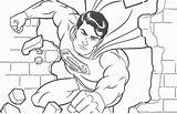 Superman Coloring Pages Adults Coloringme sketch template