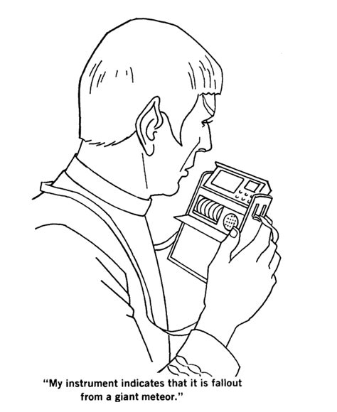 star trek coloring pages star trek tricorder tv   coloring