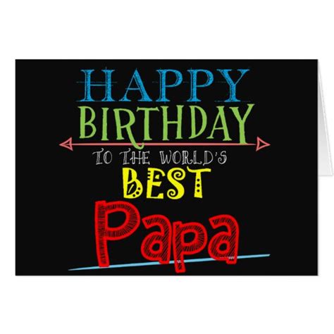 happy birthday papa card grandfather alternative zazzlecom