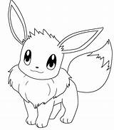 Eevee Coloring Pages Getdrawings sketch template