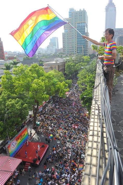 gay marriage advocates rally in taipei taipei times