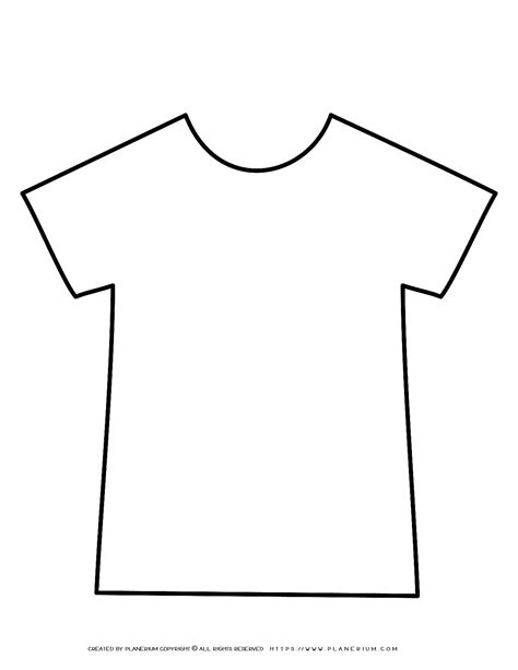 encourage creativity  learning   printable  shirt outline template