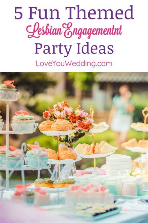 5 Fun Themed Lesbian Engagement Party Ideas