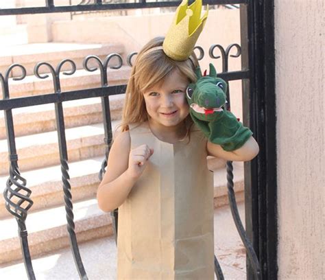 paper bag princess costume buchwoche kostüm halloween