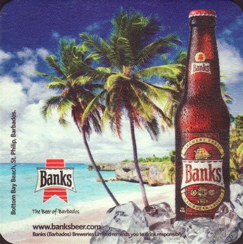 Brewery Banks Barbados Wildey Coaster Number 1 1