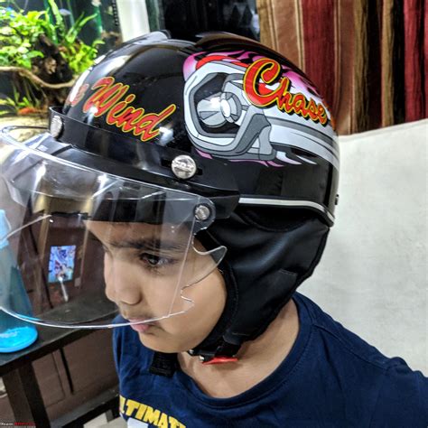 helmets  kids page  team bhp