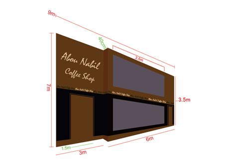 coffee shope front shop design