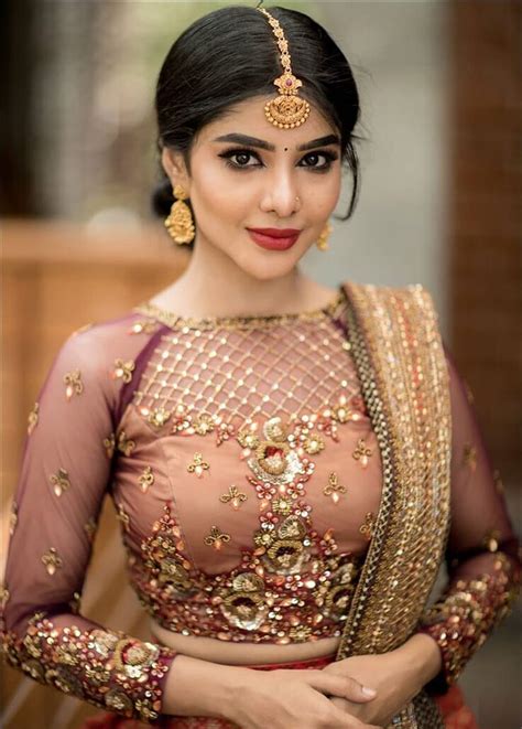 Pavithra Lakshmi In Bridal Half Saree Photos South Indian Actress