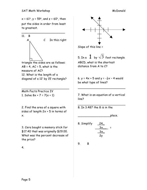 practice sat math questions