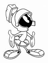 Looney Tunes Marvin Confusion Martian sketch template