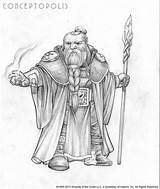 Dwarf Pencil Shield Male Fantasy Character Dnd Deviantart Conceptopolis Wizard Drawings High sketch template