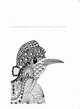 Doodle Penguins Jolanda Pinguin Made Zentangles Zentangle sketch template
