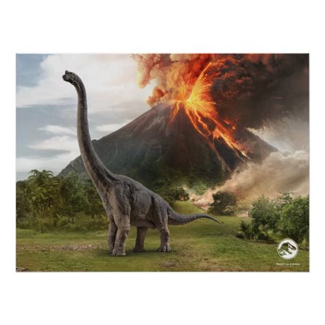 Jurassic World Brachiosaurus Poster Custom Fan Art