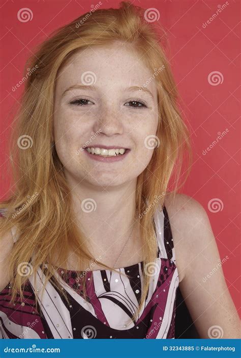 teen red head portrait royalty  stock photo image