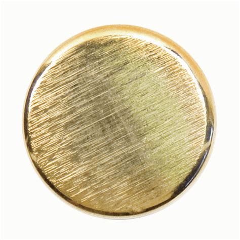 textured gold metal mm shank button cloth  gold haberdashery