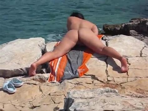 masturbation and fingering on the beach eating a fine wife