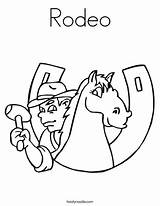 Rodeo Coloring Pages Getcolorings Getdrawings sketch template