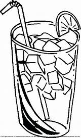 Coloring Pages Drinks Getcolorings Milk sketch template