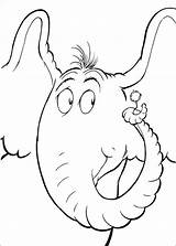 Horton Hears Seuss Kleurplaten Ortone Personne Coloriages Suess Ausdrucken Puffer Animaatjes Cartoni sketch template