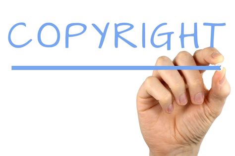 copyright handwriting image