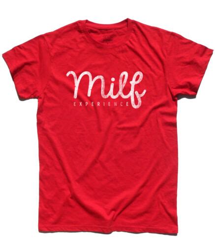 Mens T Shirt Cougar Experience Mother I D Like To Fuck Milk Funny Sexy