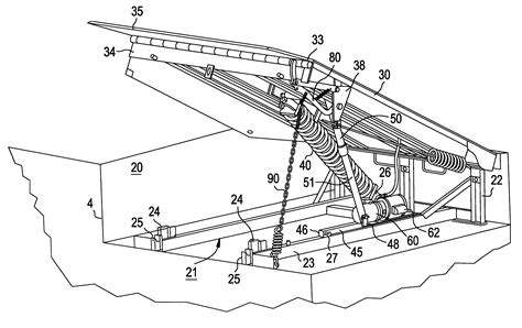 patent  mechanically actuated dock leveler  hydraulic assist google patents