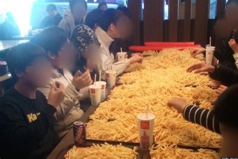 mcdonalds potato party  korean kids allegedly thrown   restaurant photo huffpost